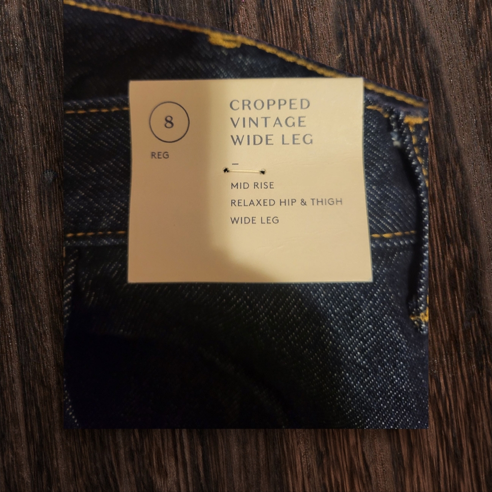 Universal Thread Blue Ankle Cropped Jeans Classic Denim - Picture 9 of 9